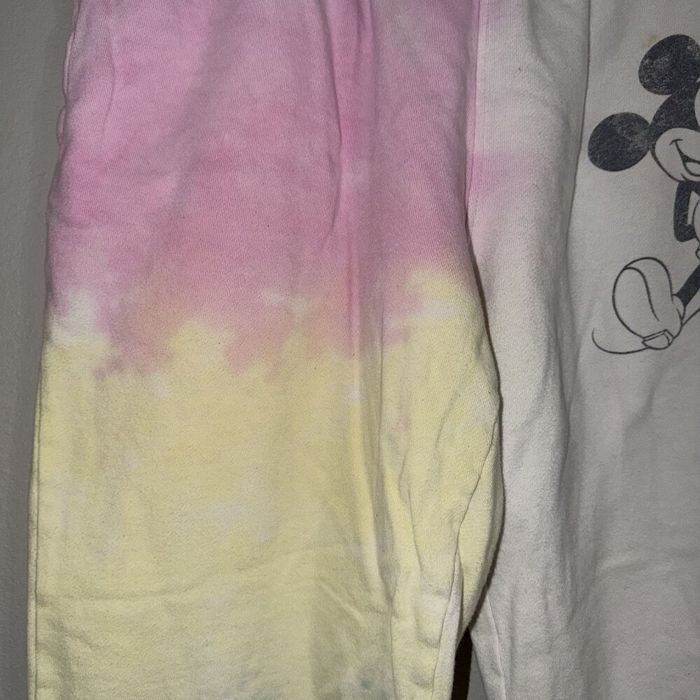 Mickey‎ Mouse Tie Dye Sweatpants Disney Parks Joggers Size Medium - Picture 2 of 10